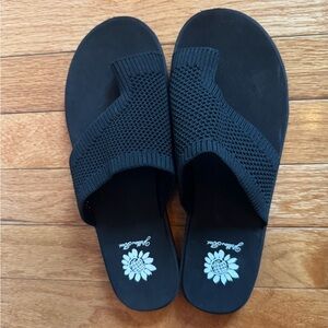 Black Slide Sandals